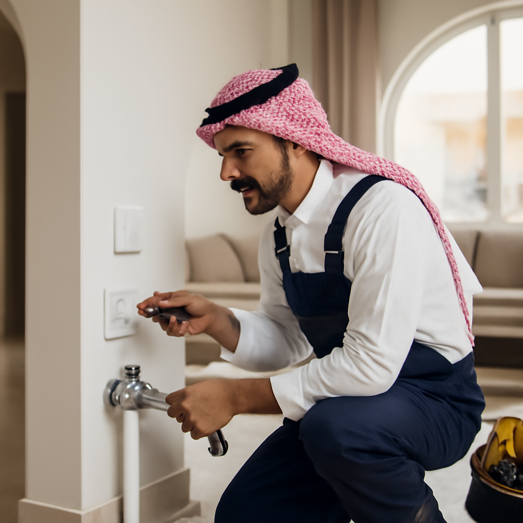 صيانة سباكة وكهرباء المباني التجارية بالرياض — شركة مرحبا