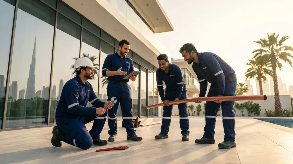سباكة صديقة للبيئة لشقق الياسمين بالرياض: دليل شامل — شركة مرحبا