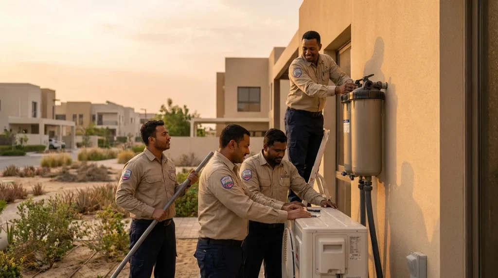 فني سباكة محترف لخدمات المطاعم في العليا بالرياض — شركة مرحبا