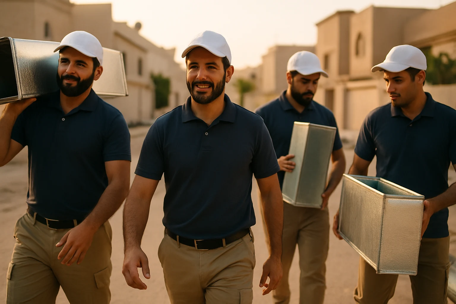 أعمال وتمديد دكت تكييف في السعودية